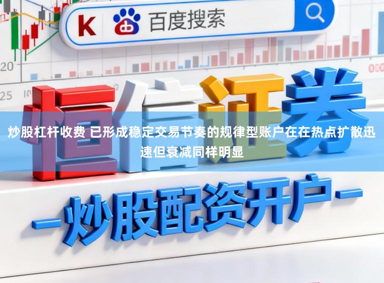 炒股杠杆收费 已形成稳定交易节奏的规律型账户在在热点扩散迅速但衰减同样明显