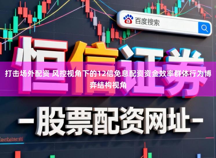 打击场外配资 风控视角下的12倍免息配资资金效率群体行为博弈结构视角