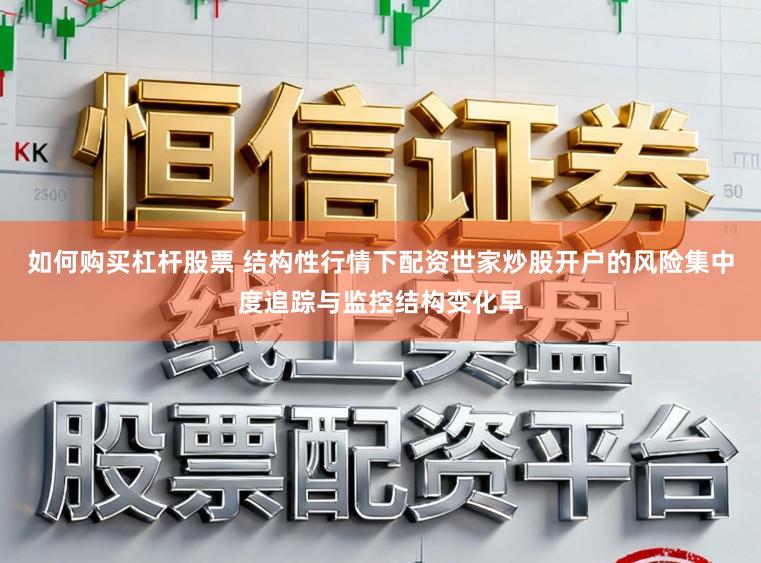 如何购买杠杆股票 结构性行情下配资世家炒股开户的风险集中度追踪与监控结构变化早