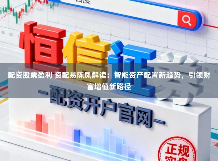 配资股票盈利 资配易陈凤解读：智能资产配置新趋势，引领财富增值新路径